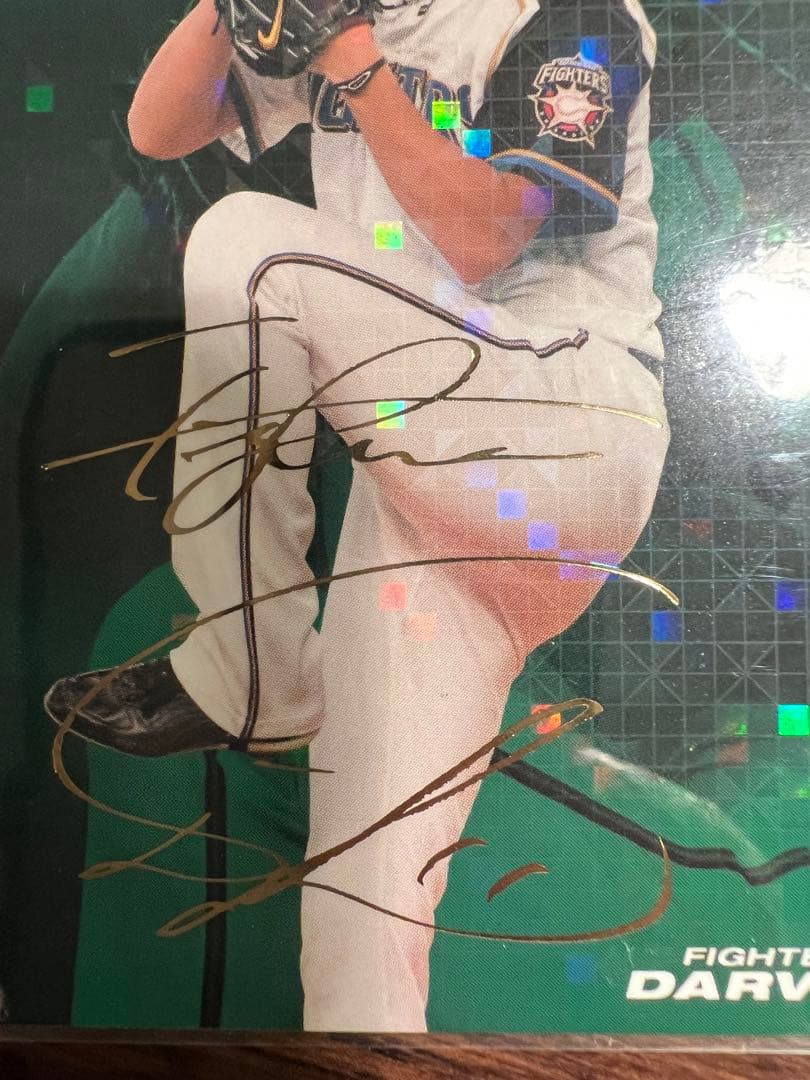 ダルビッシュ有　2011カルビープロ野球チップス金箔サインカード