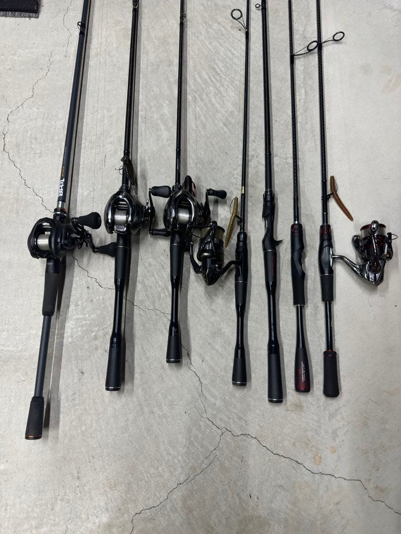 引取りのみ！！　バス釣り　引退セット　超大量セット　未使用品多数有