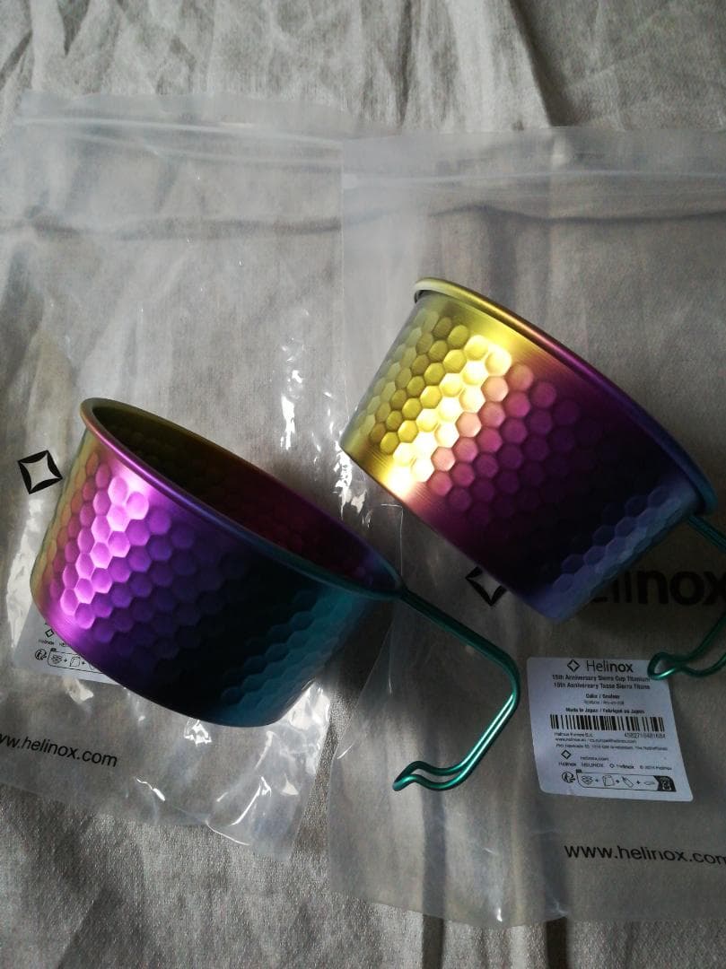 Helinox シェラカップ 2個セット 15周年マルチカラー
