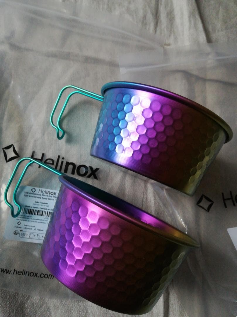 Helinox シェラカップ 2個セット 15周年マルチカラー