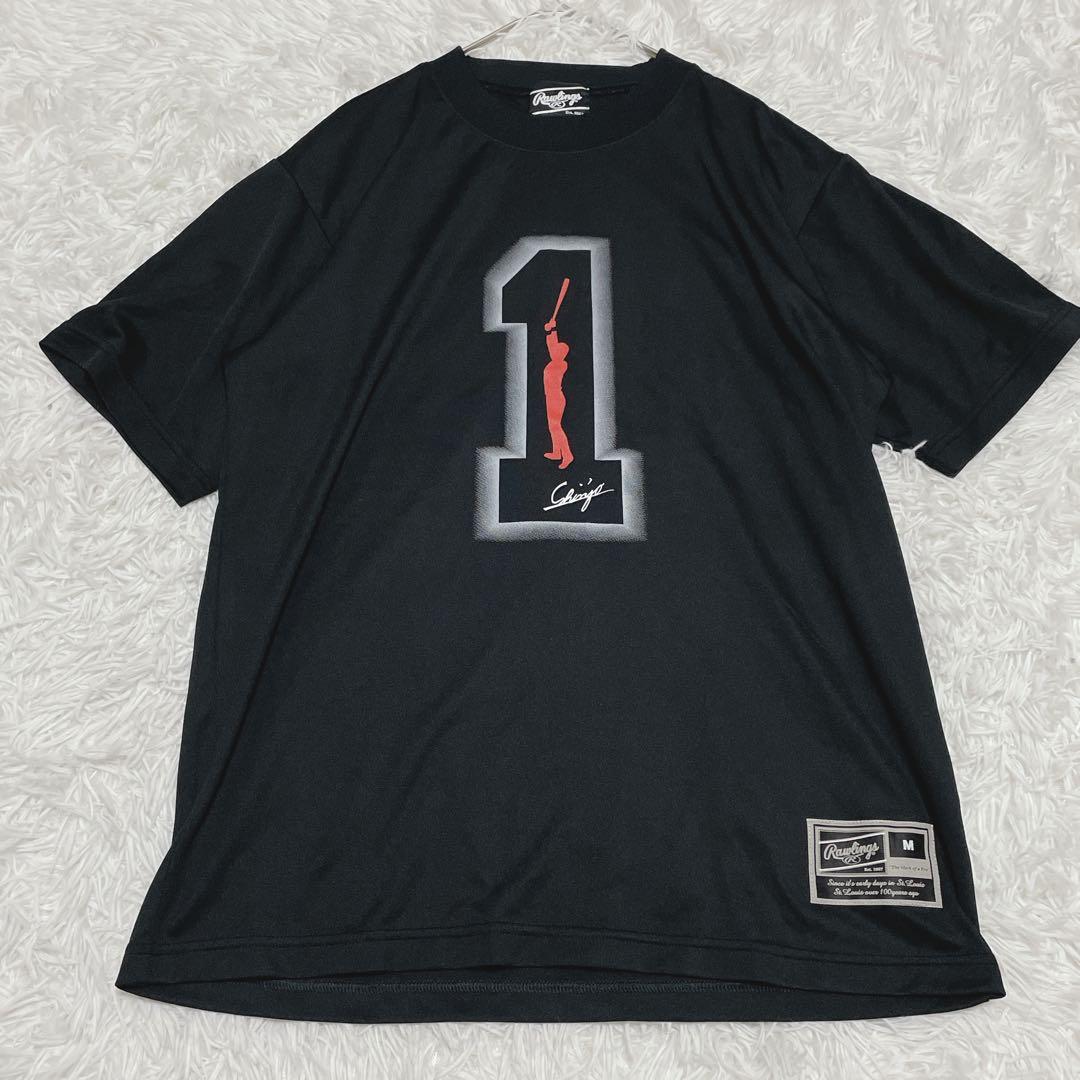 美品　北海道日本ハムファイターズ 新庄剛志Ｔシャツ Rawlings M