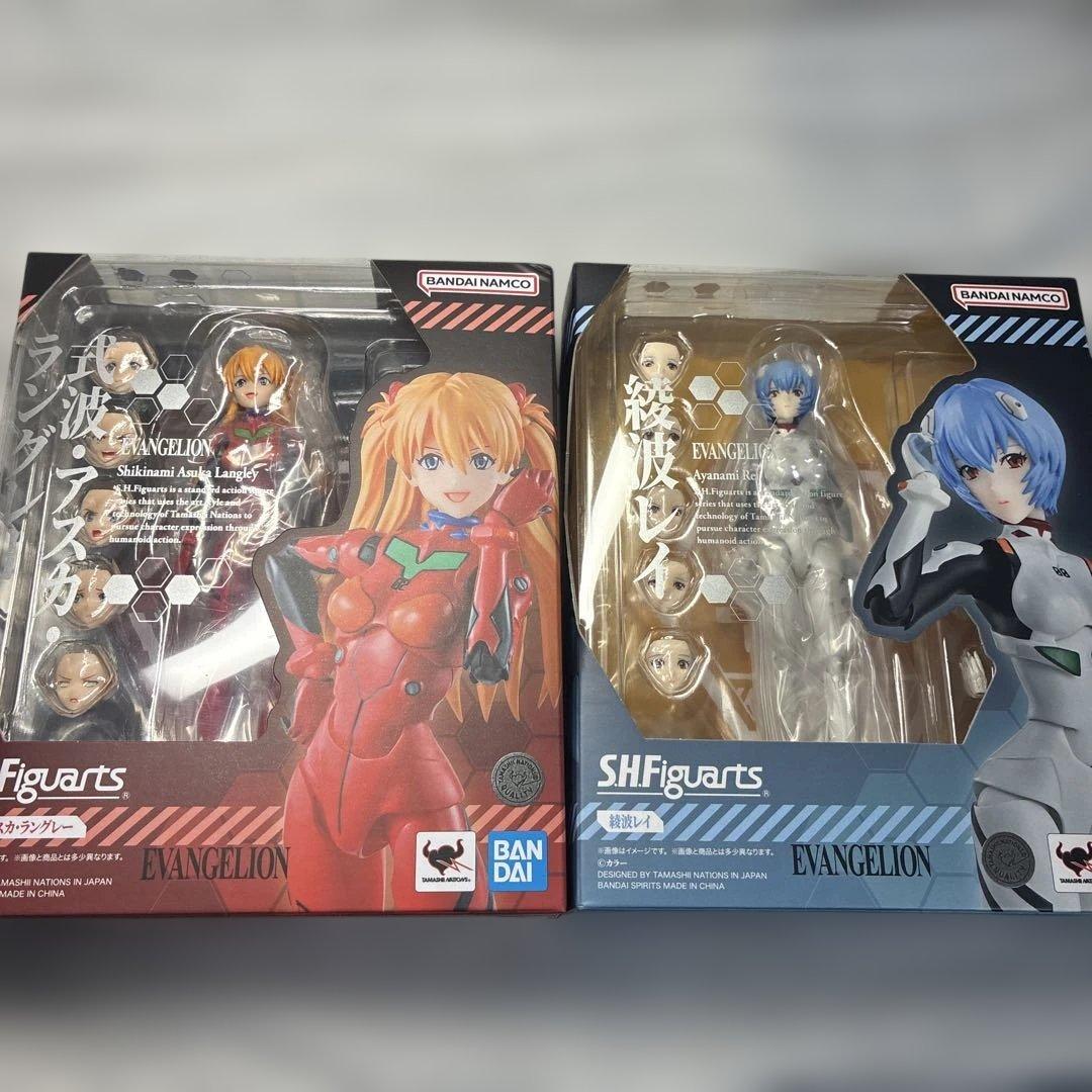 未開封 S.H.Figuarts エヴァ 綾波レイ 式波・アスカ・ラングレー