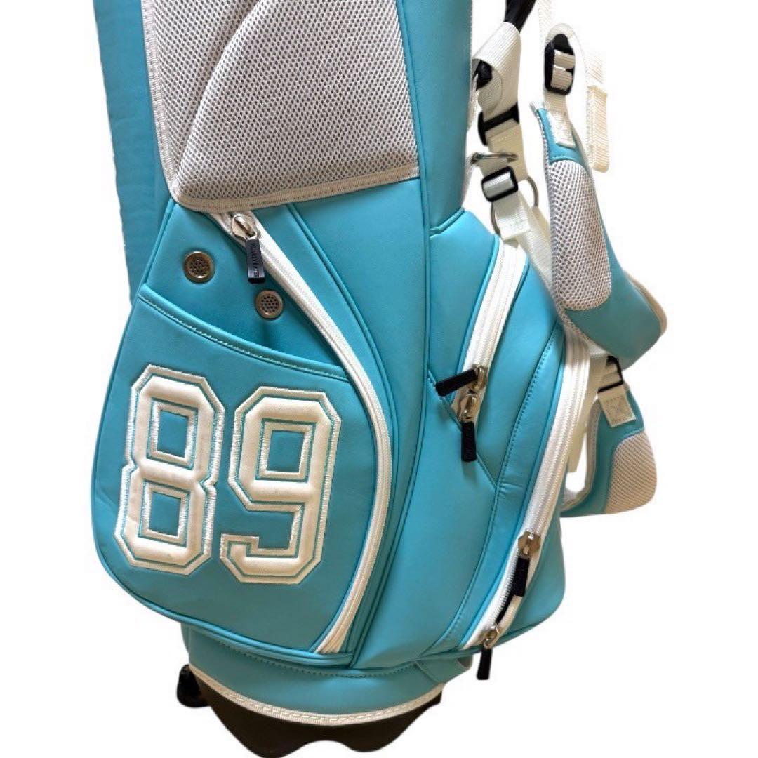 【美品】パーリーゲイツ キャディバッグ ゴルフバッグ 89ロゴ