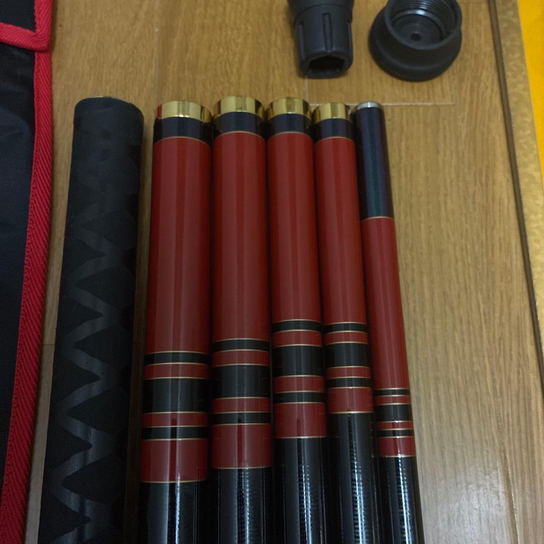 がまかつ　がま磯　マスターモデル　タモの柄630 サンライン　釣武者