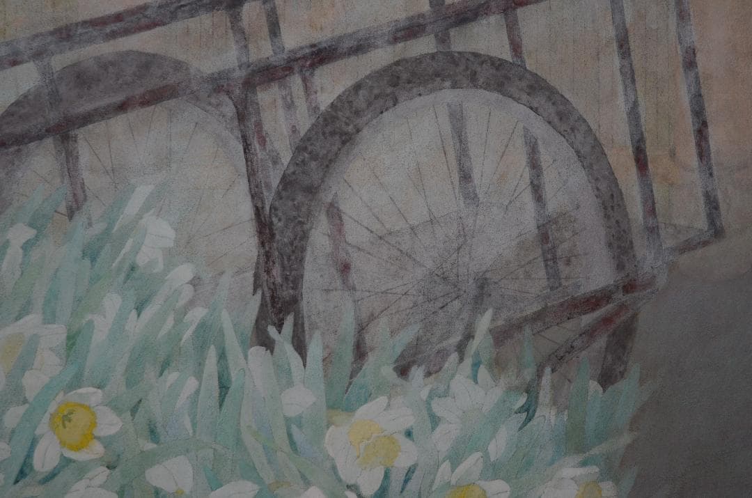 【作品名 「夢想」 岩絵の具】東山魁夷の流派