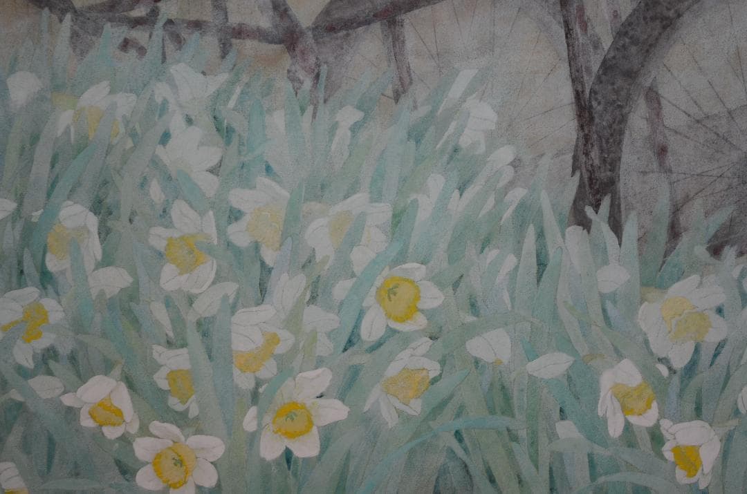 【作品名 「夢想」 岩絵の具】東山魁夷の流派