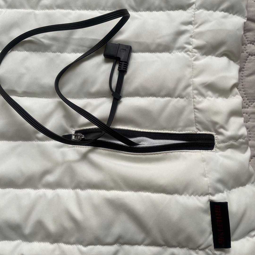 【みーくん 様】BRIEFING TAION 電熱ダウンベスト　ホワイトL