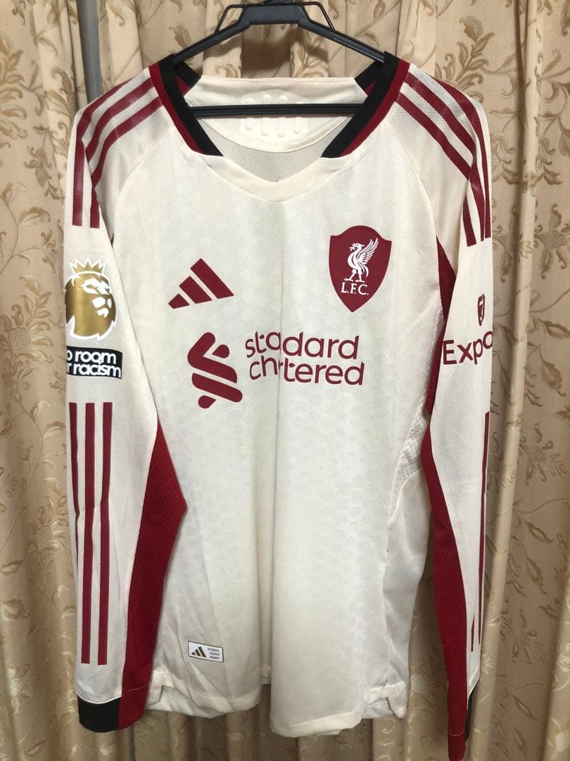 リバプール25/26 アウェイ M・サラー PL仕様 長袖 オーセンティック L