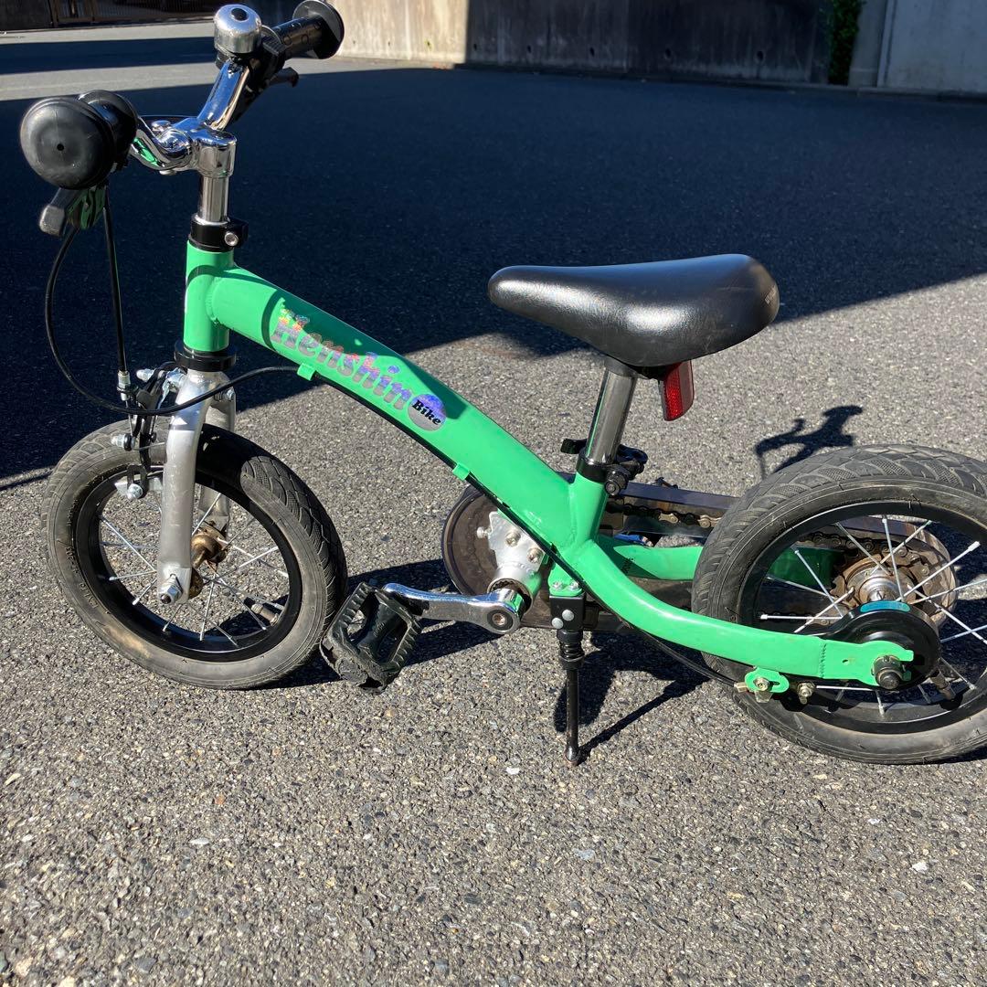 へんしんバイク2 バランスバイク エメラルドグリーン 12インチ