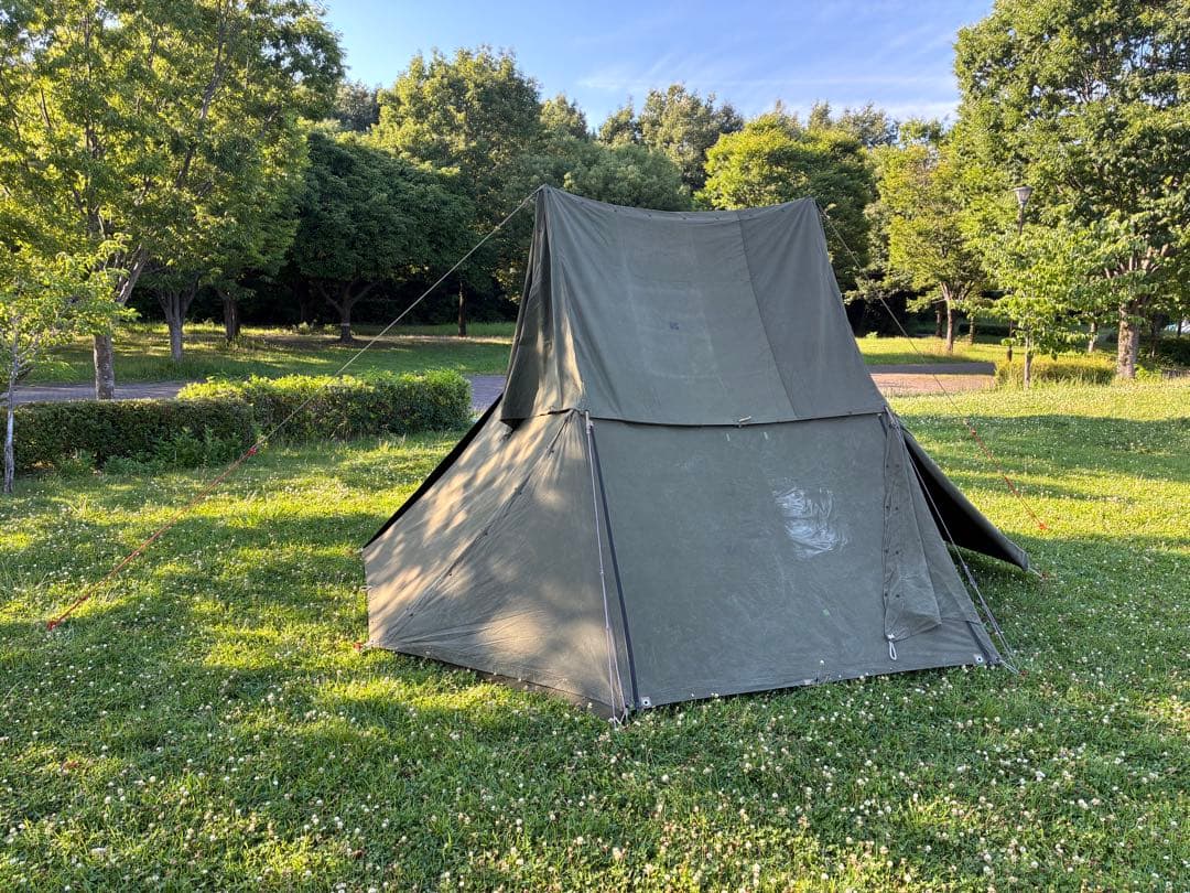 US パップテント 1960s 軍幕 米軍 シェルターハーフ