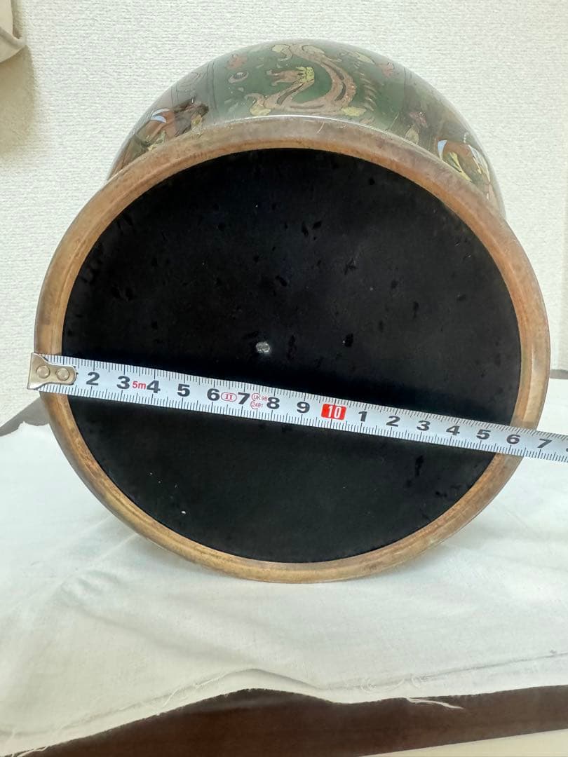 七宝焼　壺　花瓶　置物　アンティーク　コレクション