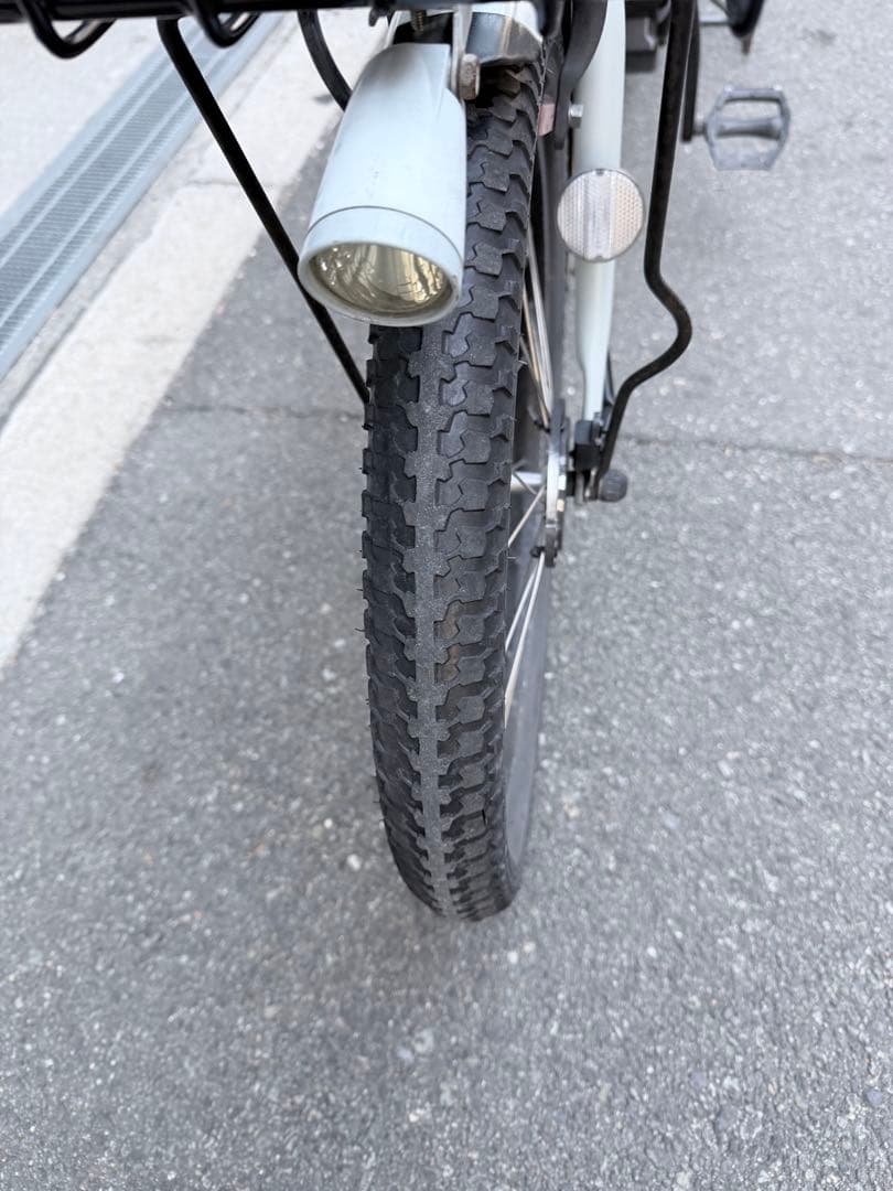 大阪府　子供乗せ　ブリヂストン　電動アシスト自転車 チャイルドシート付き グレー