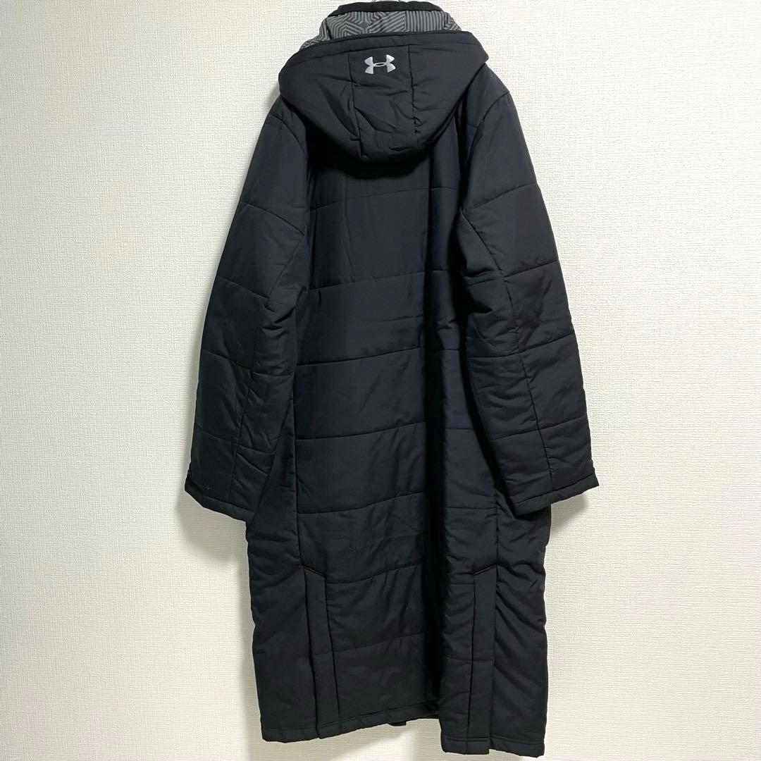 アンダーアーマー　ベンチコート　XL ロングコート　スポーツ観戦　コールドギア