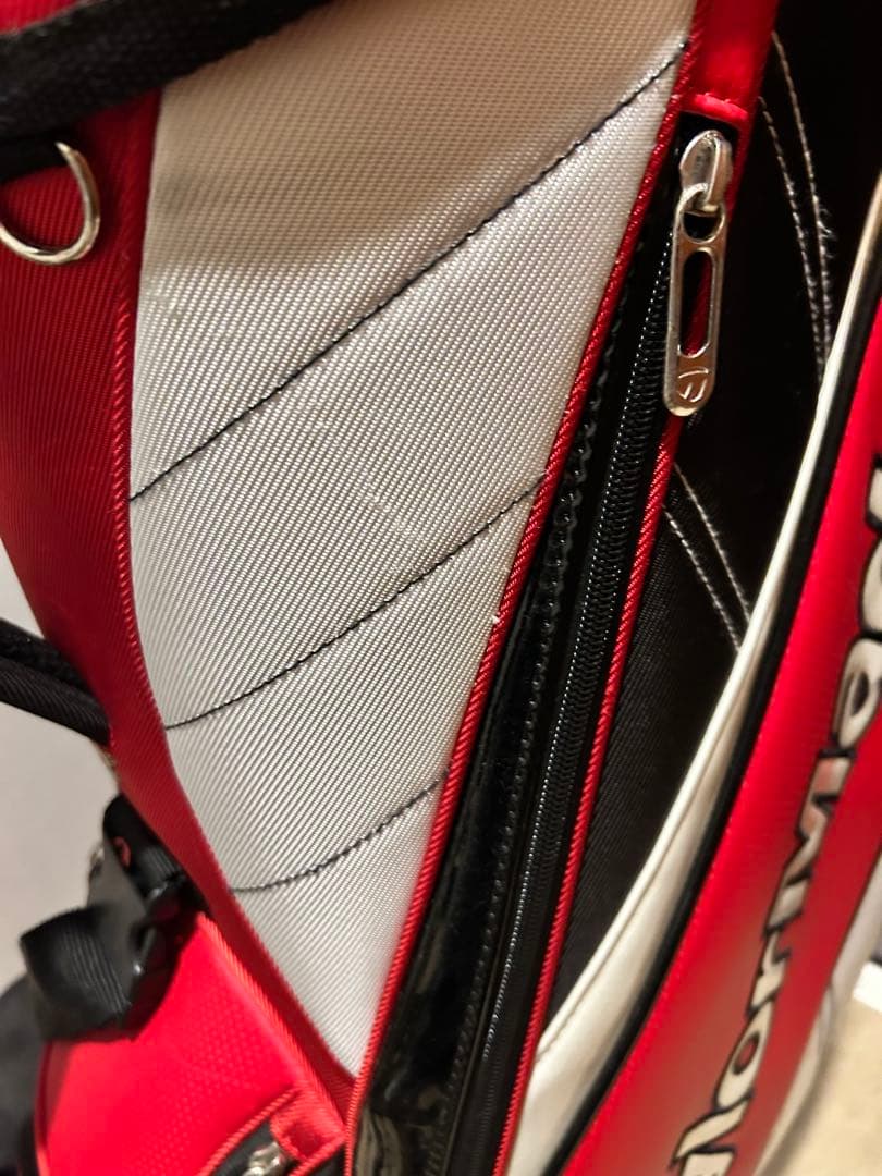 TaylorMade ゴルフバッグ レッド/ホワイト トゥルーライト