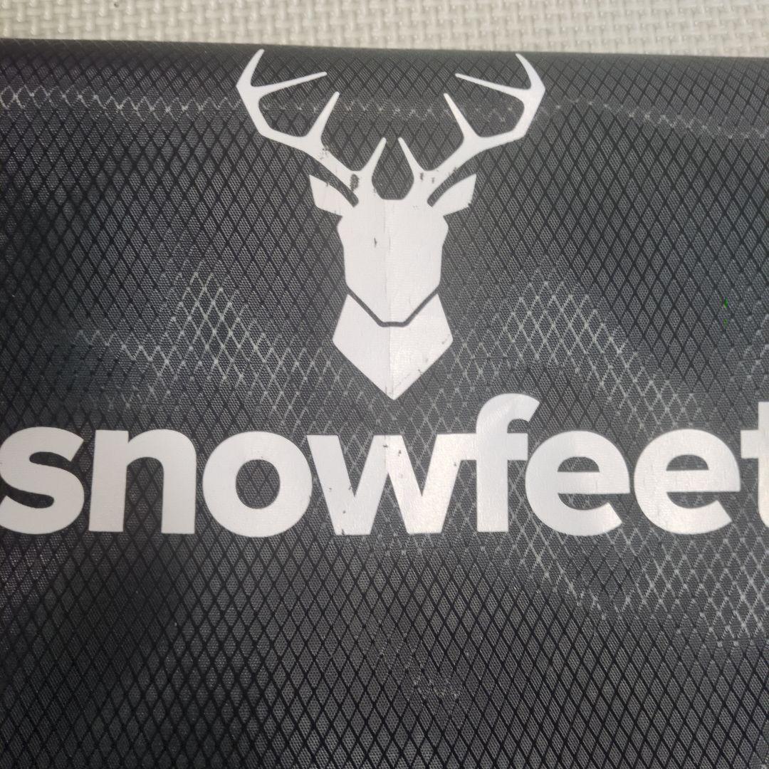 【正規品】feet ブラック スノーフィート 収納バッグ＋予備パーツ付き