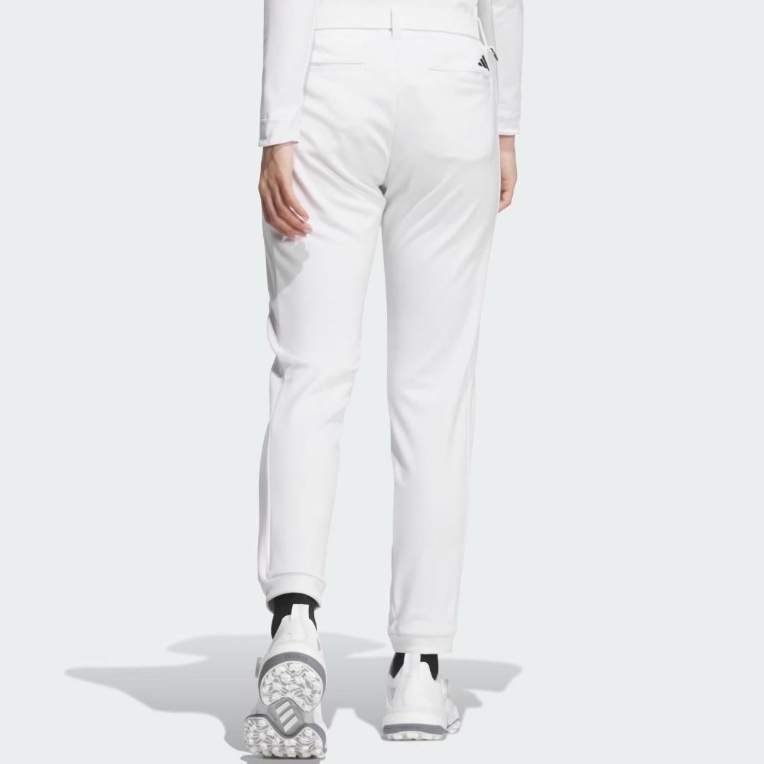 【S】定価37,400円 アディダスゴルフ 保温 中綿 キルト セットアップ 白