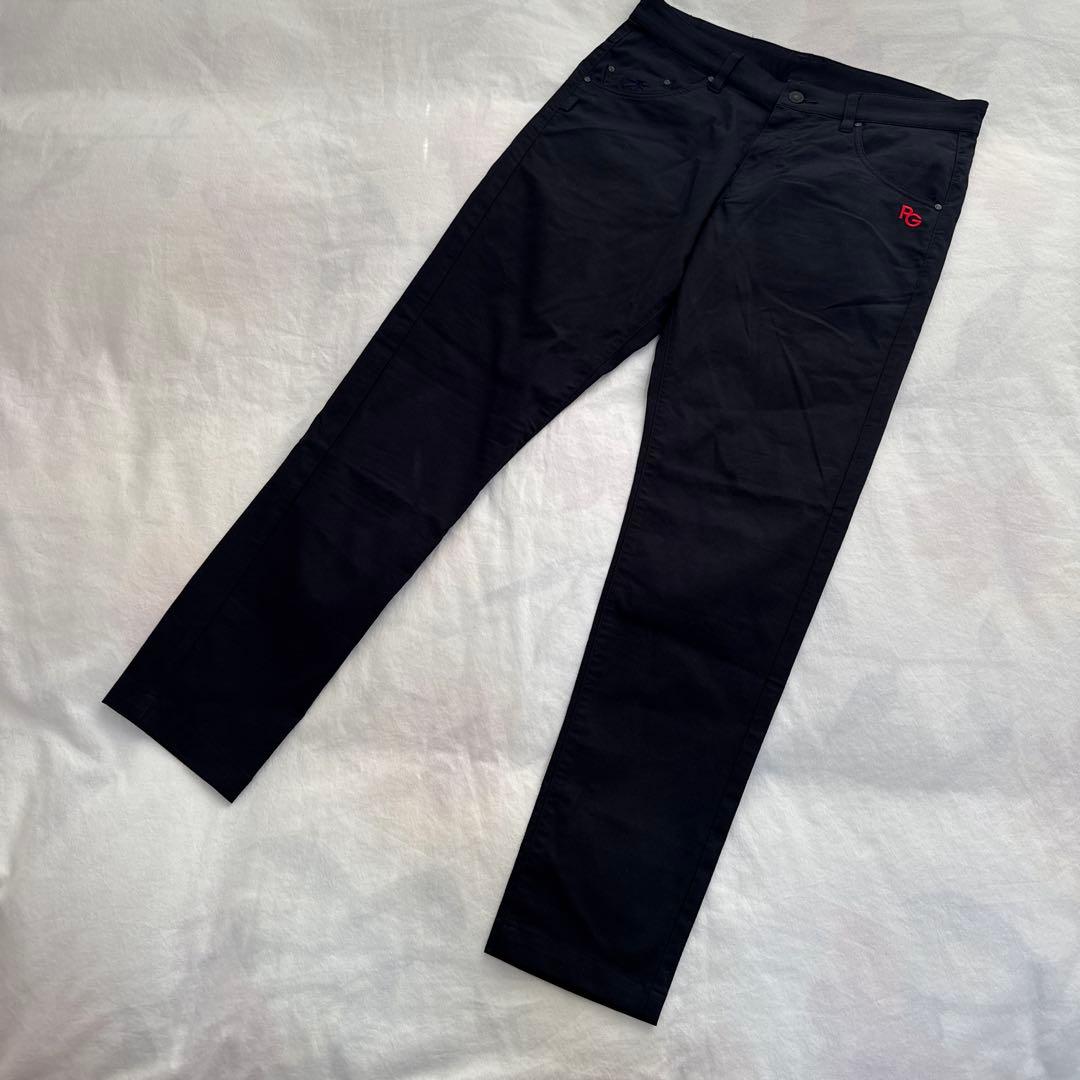 現行モデル　パーリーゲイツ　パンツ　5 L ネイビー　紺　濃紺　ストレッチ