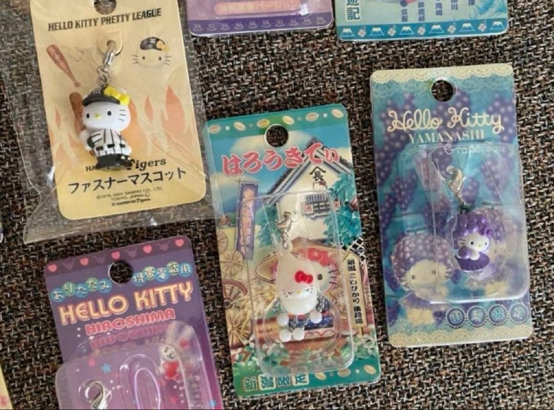 ハローキティ ストラップ ファスナーマスコット　20個　サンリオ　ご当地キティ