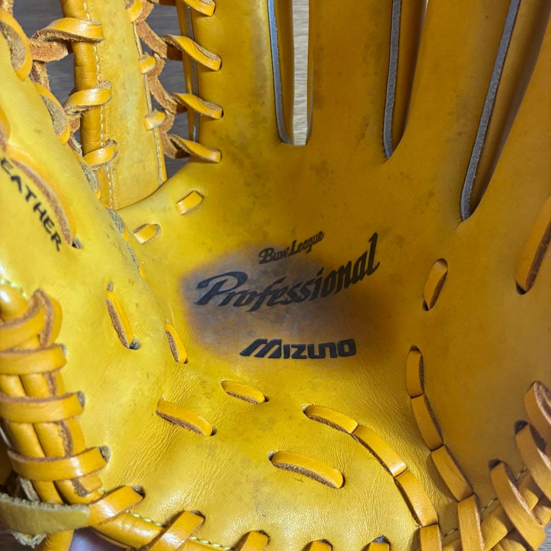 ミズノ プロフェッショナル 一般軟式 グローブ グラブ イチロー 外野用 美品