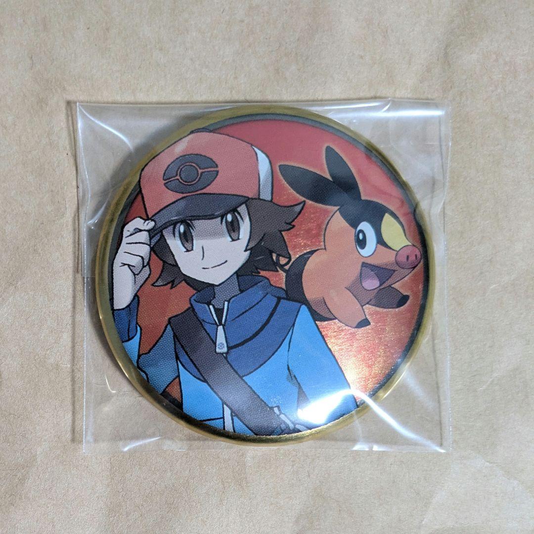 ポケットモンスター トレーナー缶バッジ 男主人公＆ポカブ