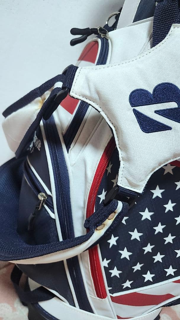 モモちゃん:Bridgestone アメリカ国旗デザイン ゴルフバッグ