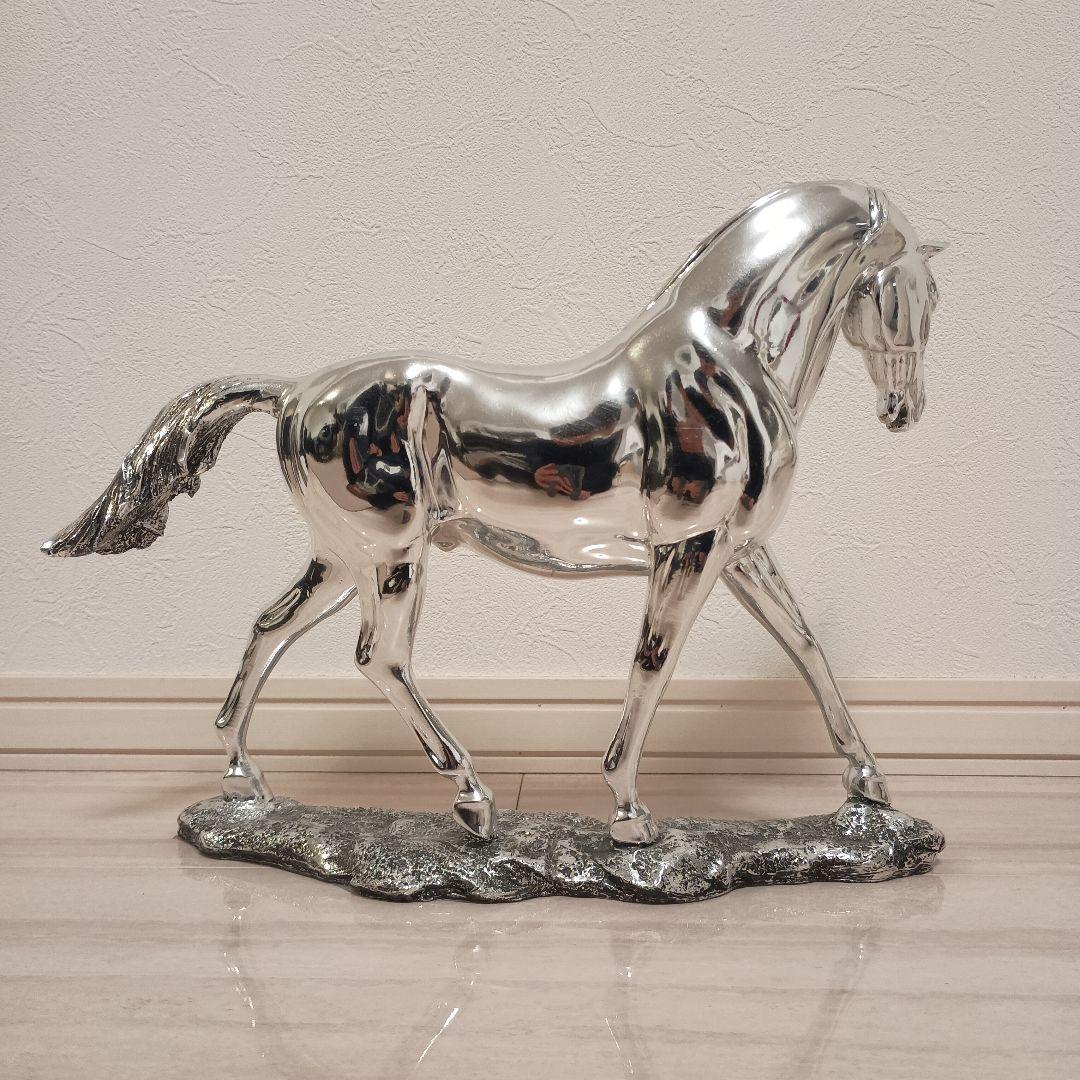 馬の置物　シルバー