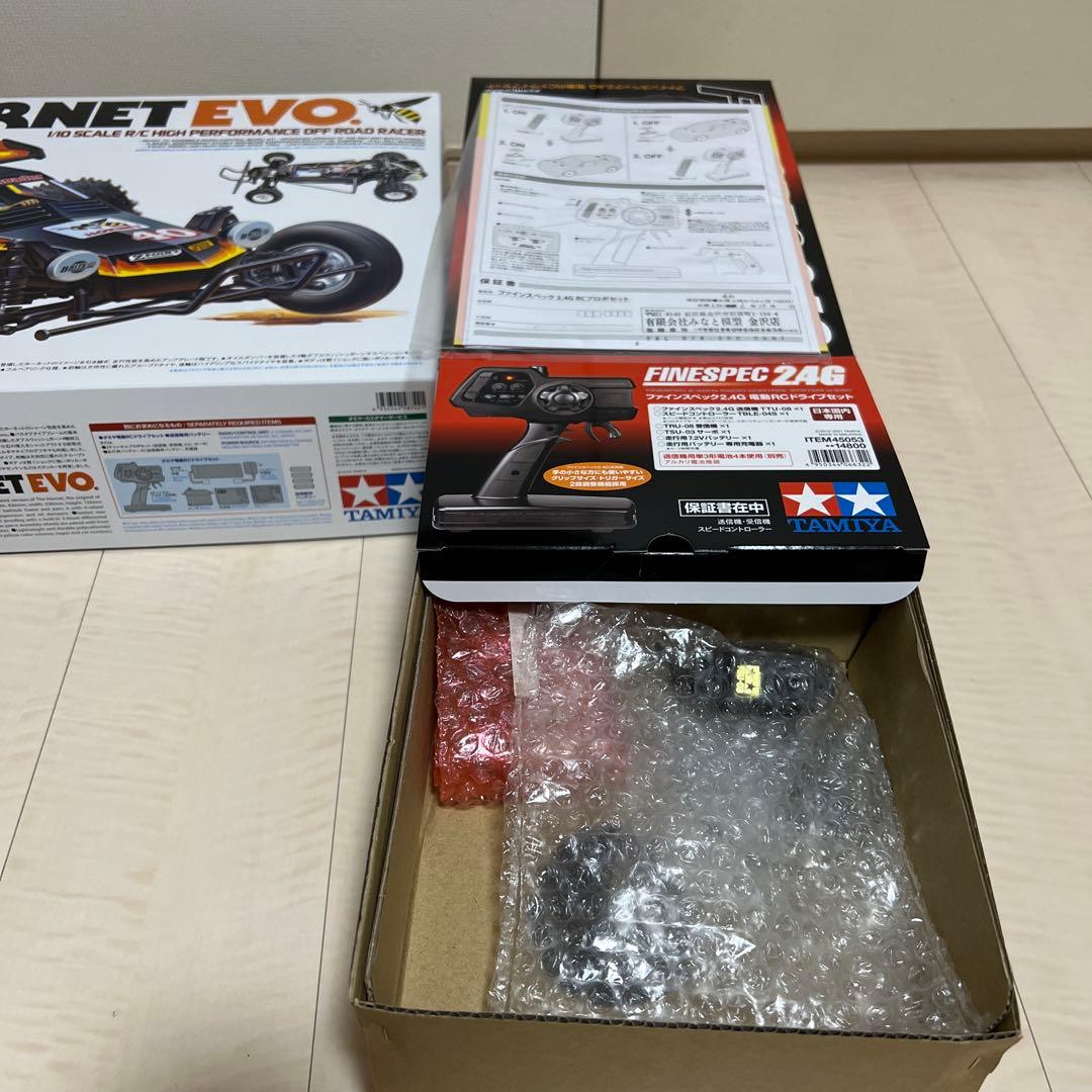新品 1/10ホーネットevo+ファインスペック2.4G 電動RCドライブセット
