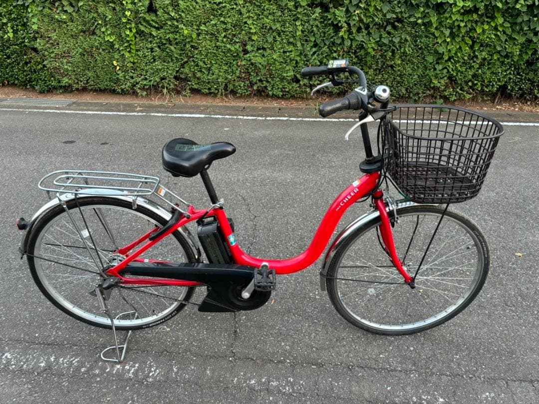 高年式　2023年購入　PAS Cheer　ヤマハ　電動自転車　26インチ