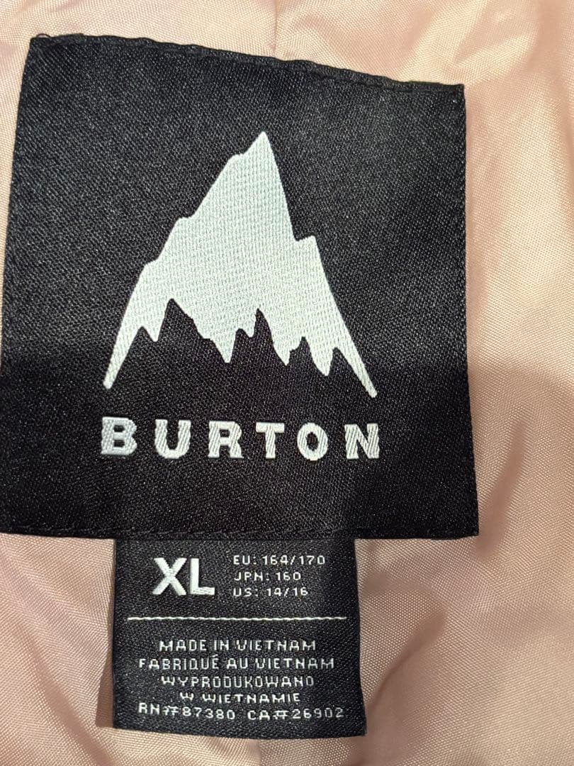 バートンスノーボードレディースウェア　　ピンクMセットアップ　美品