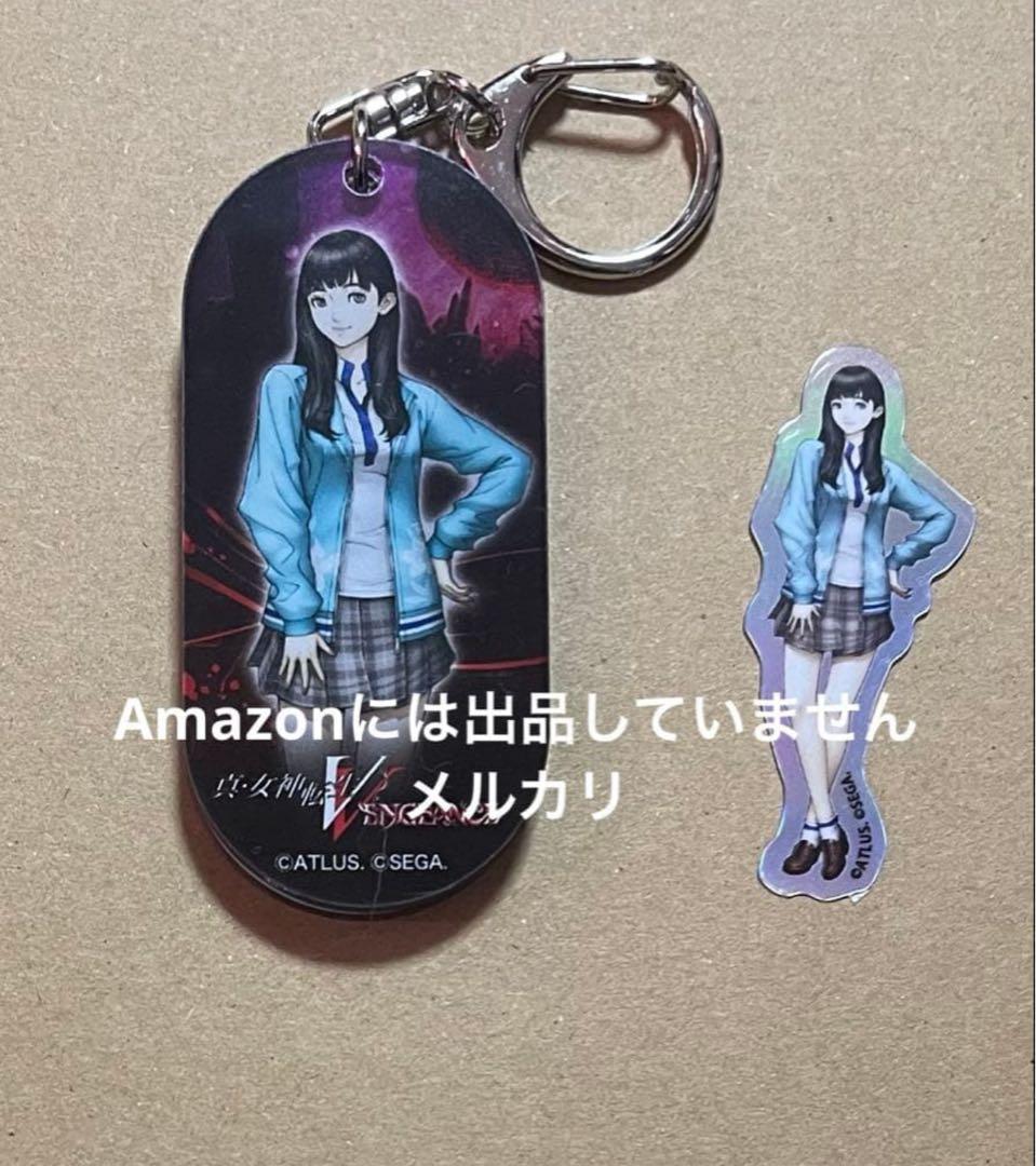 真・女神転生V Vengeance ホログラムステッカー　アクリルキーホルダー