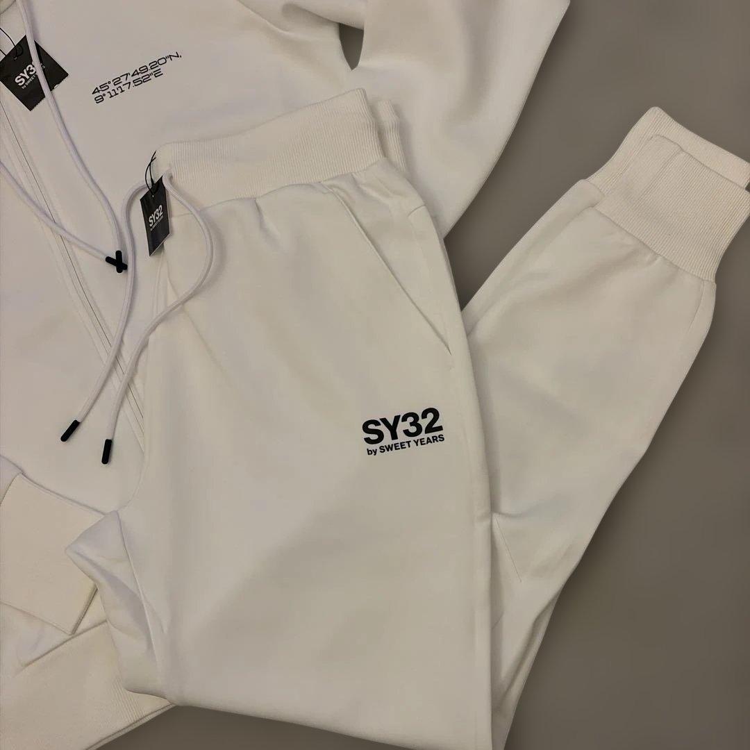SY32 セットアップ 長袖 長ズボン Lサイズ ホワイト 新品未使用タグ付き