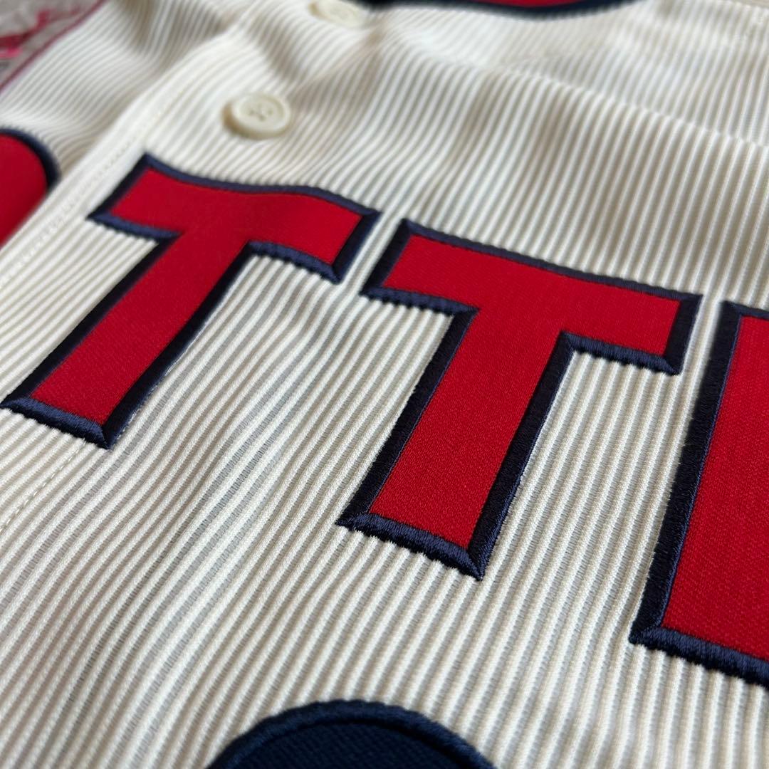 【美品】ロッテ オリオンズ 限定 復刻ユニフォーム ホーム #0 荻野 NPB