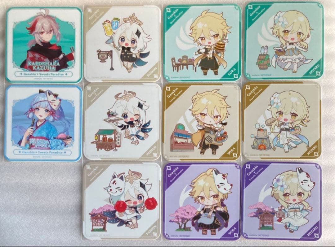 原神 アクリルスタンド ポストカード 色紙 コースター まとめ売り