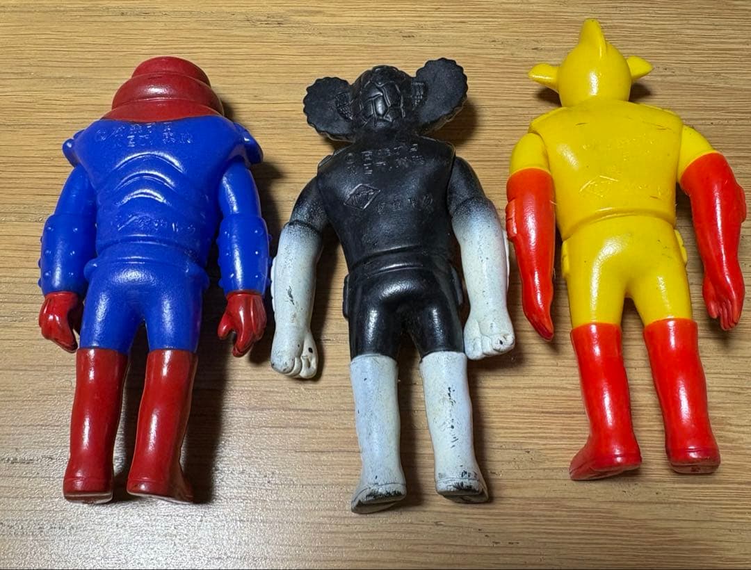 激レア！アクマイザーミニミニ ソフビ3体セット当時物タカトク昭和レトロ石森章太郎