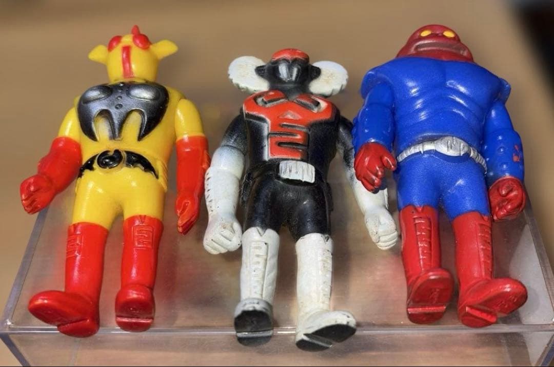 激レア！アクマイザーミニミニ ソフビ3体セット当時物タカトク昭和レトロ石森章太郎