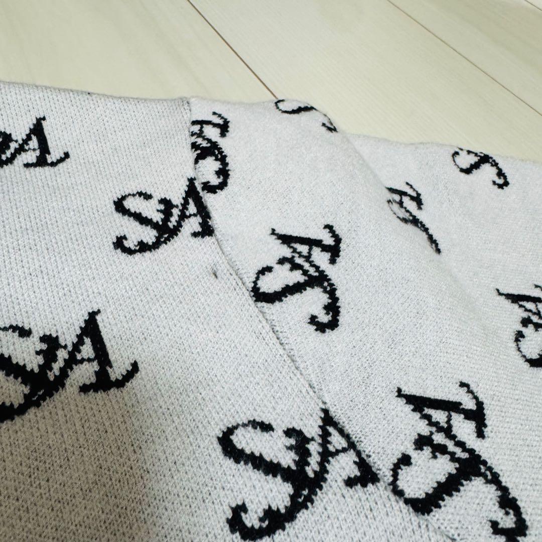 St ANDREWS 12G STAロゴジャガード ニットブルゾン メンズ AW