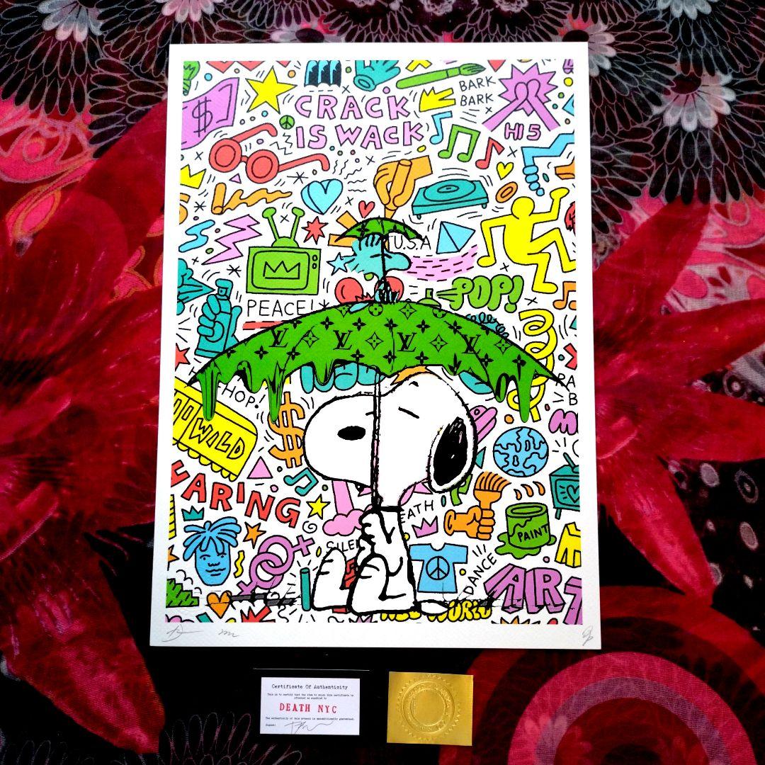 death nyc 世界限定100枚　スヌーピー　キースヘリング