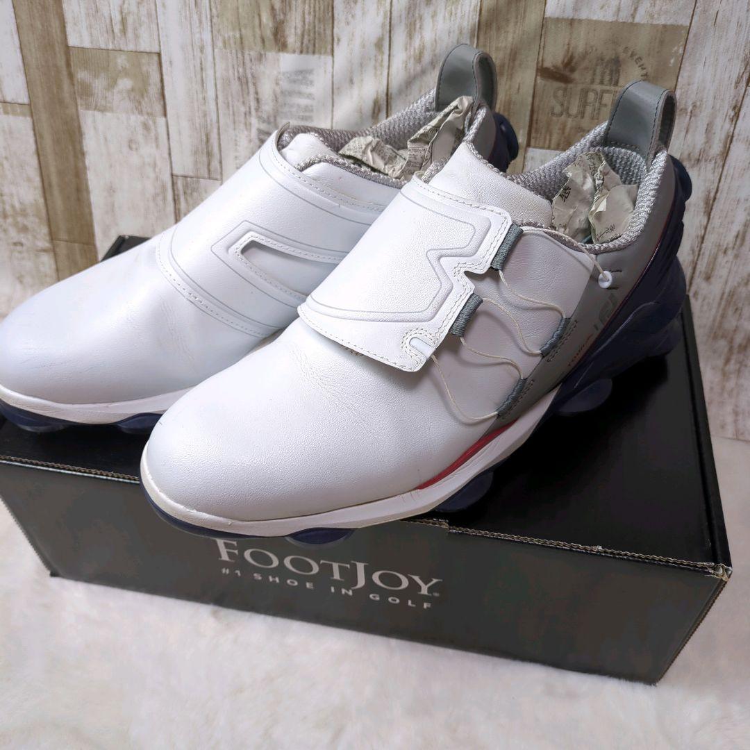 極美品 フットジョイ BOA ゴルフシューズ ソフトスパイク 53375J