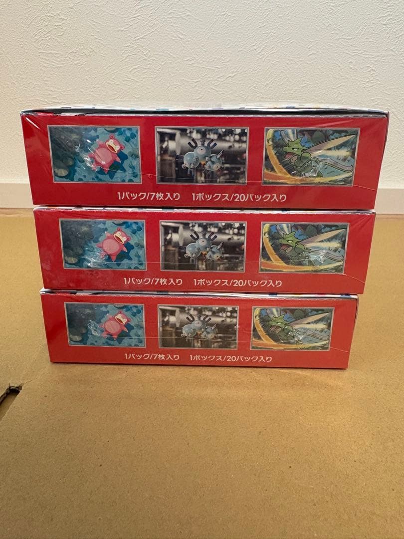 151 シュリンク付き　3BOX ポケモンカード