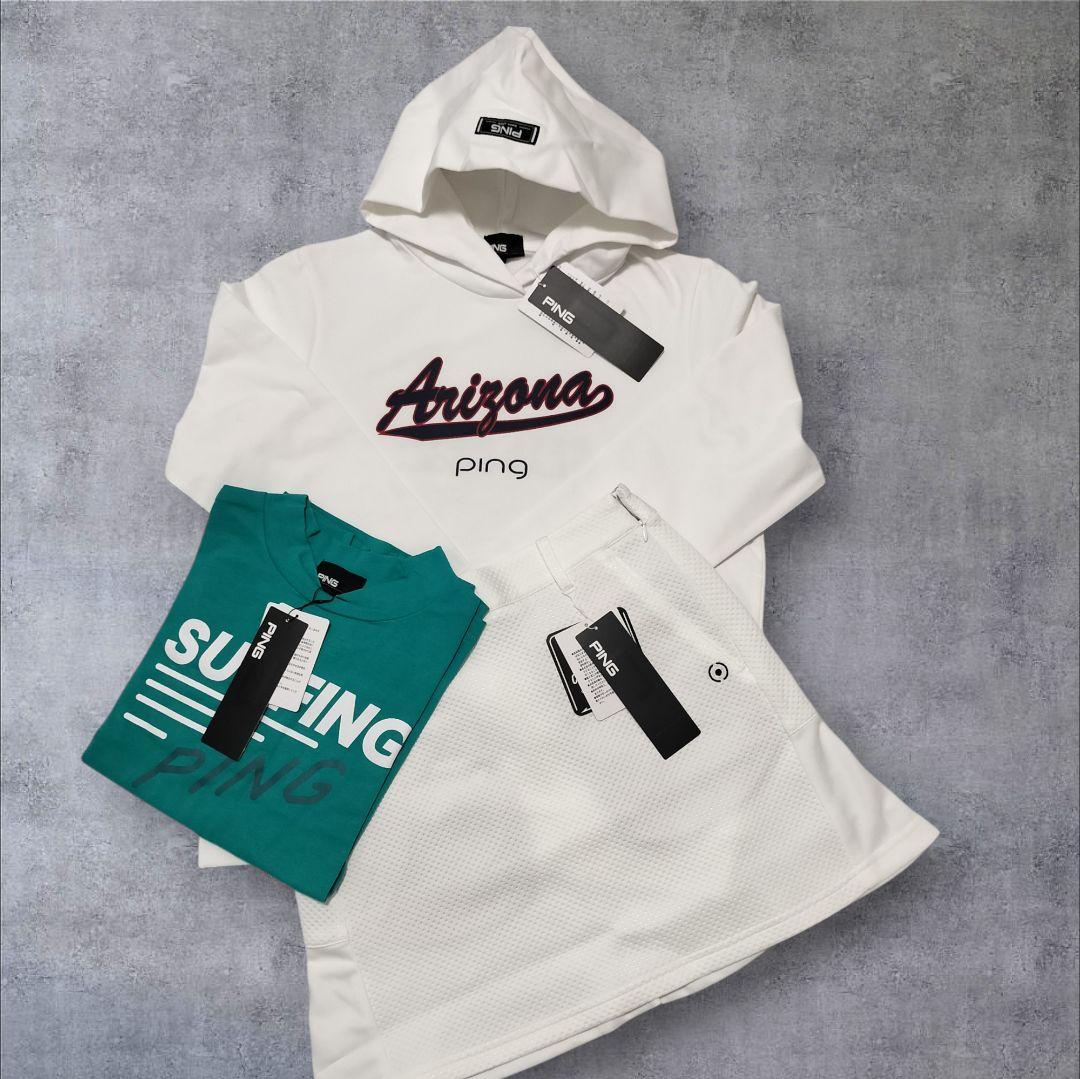 【新品68%off】ピンゴルフ パーカー スカート Tシャツ 3点セットアップS