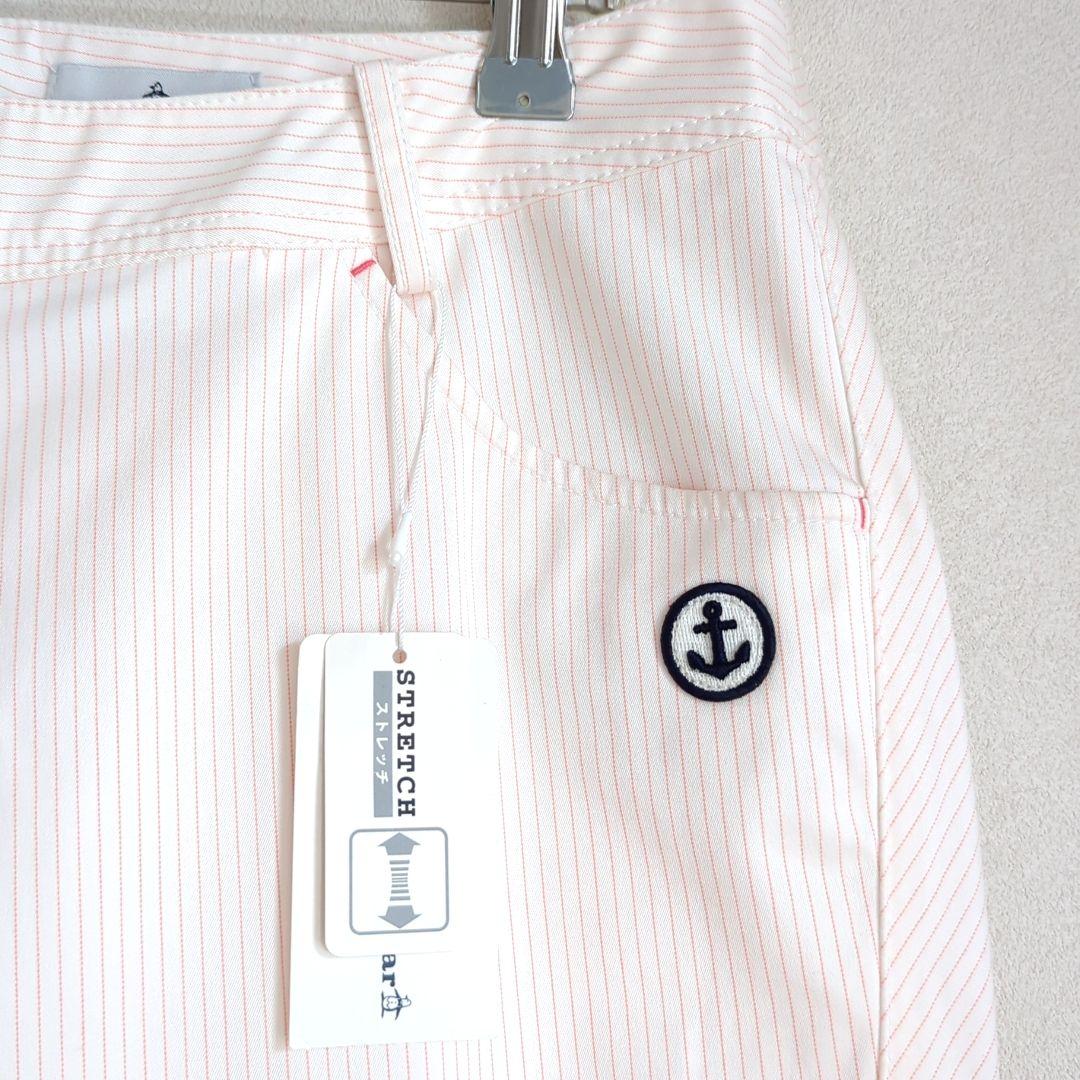 新品 マンシングウェア 春夏 ゴルフ　パンツ　ストレッチ　ピンク　13号　LL