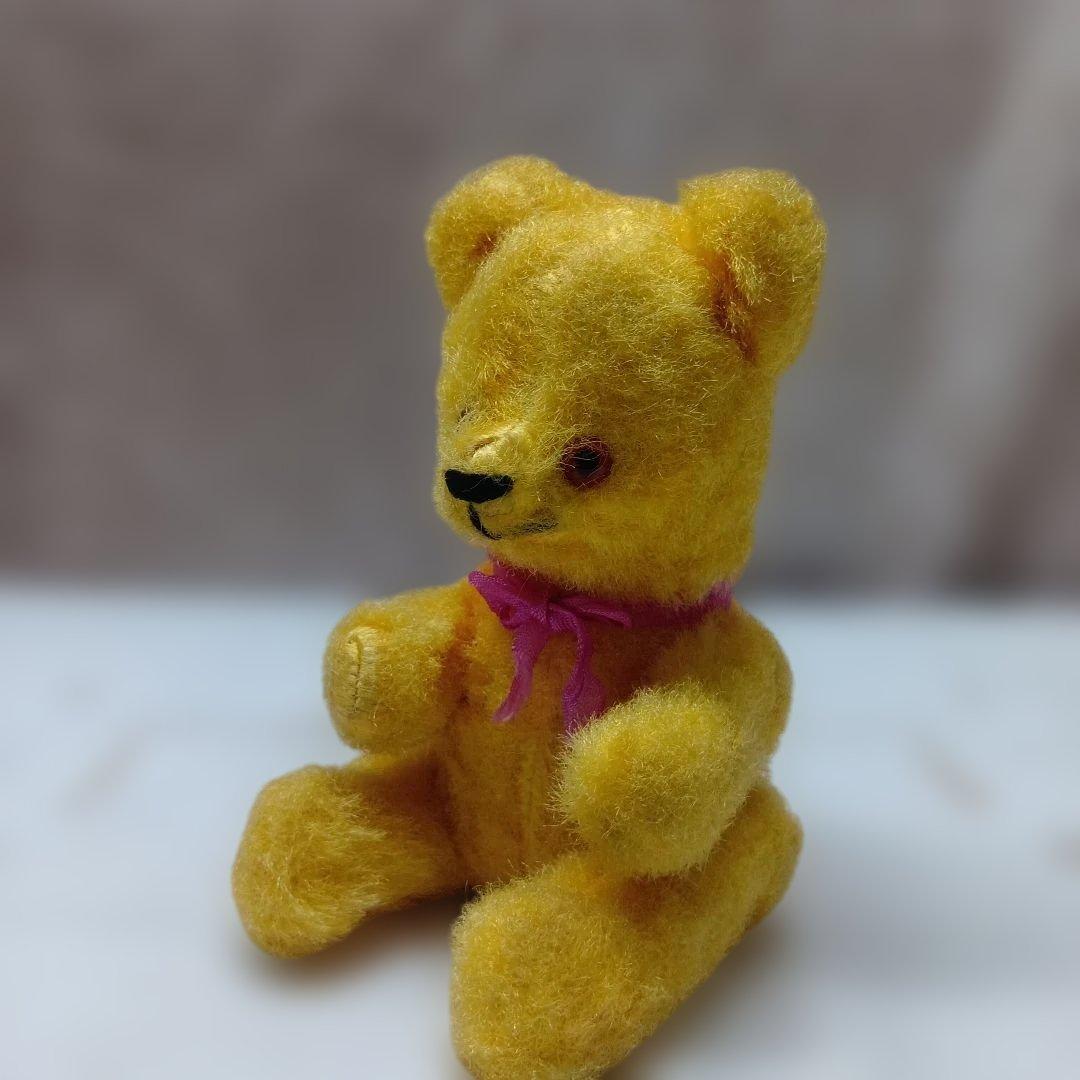 ♥フランスからやって小ぶりな可愛い　アンティーク　テディベア♥