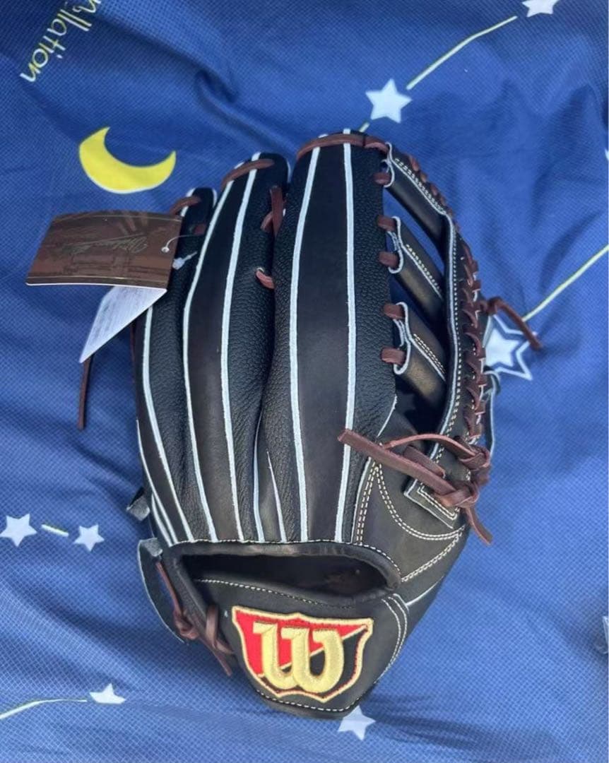 Wilson(ウイルソン) 軟式用 W/S DUAL 外野手用 D8型 ブラック