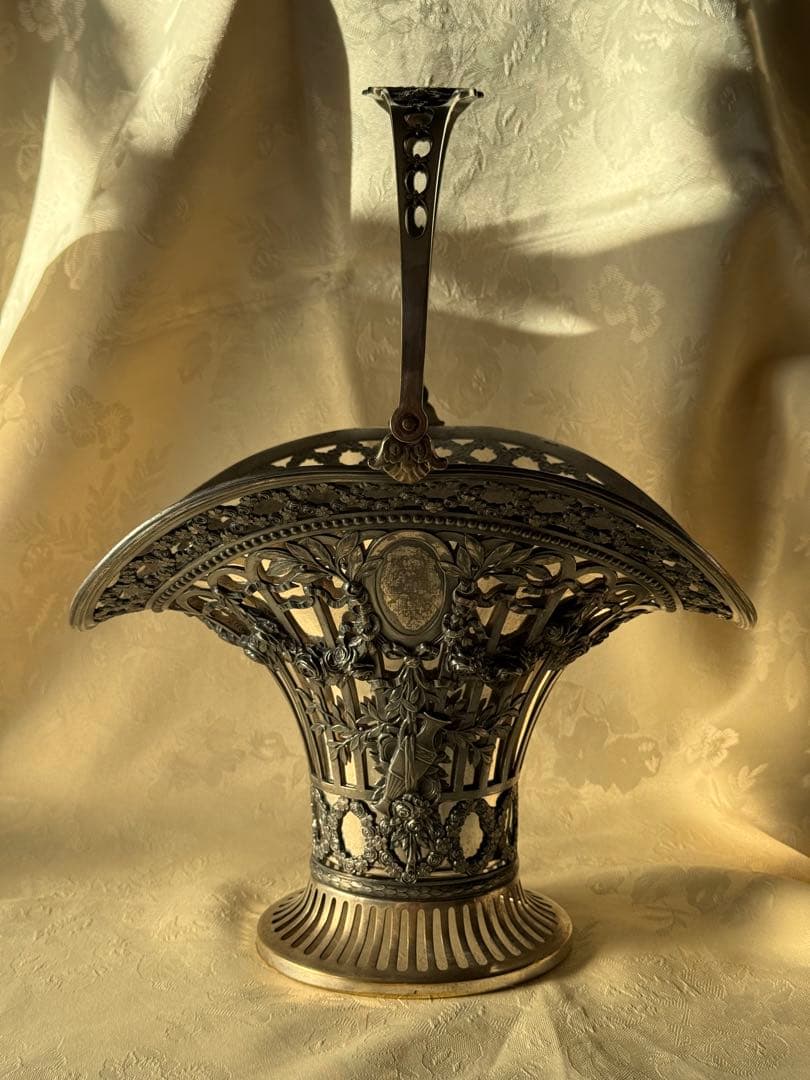 花器　アンティーク　WMF 1909年　ドイツ製　フランス輸出用　特別モデル