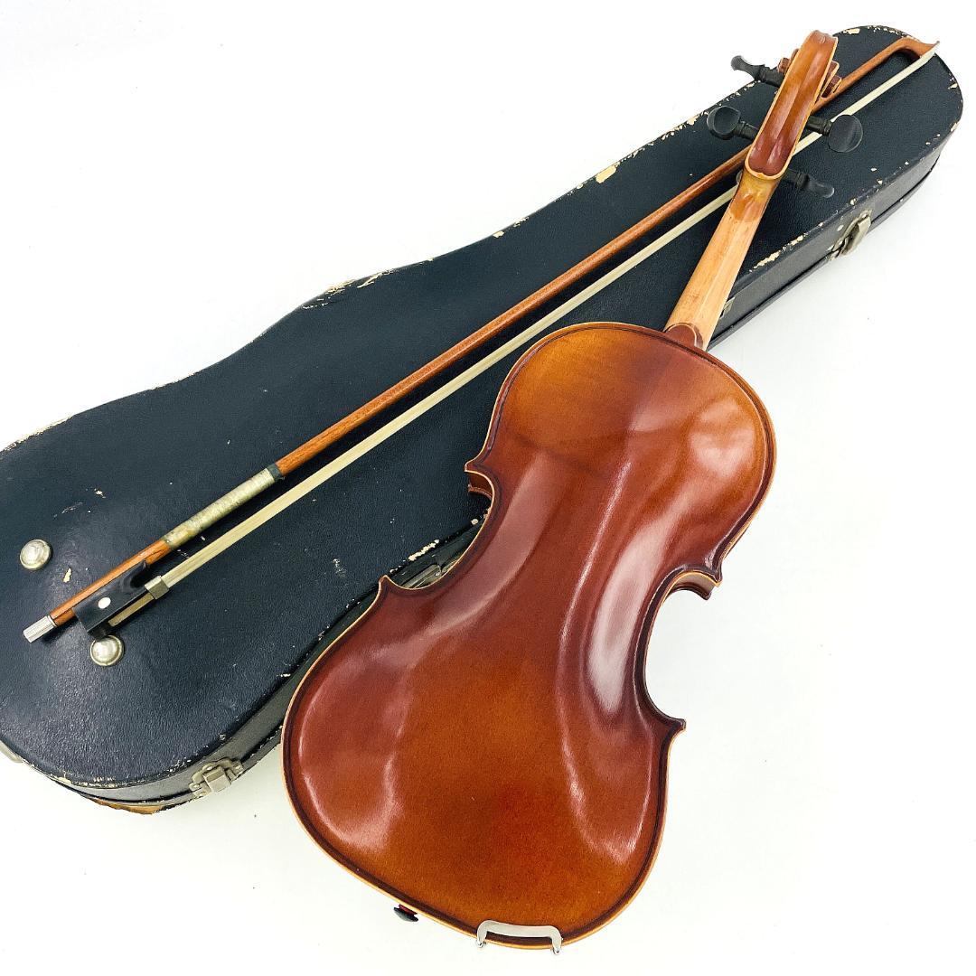 スズキバイオリン No.102 1969 1/2 弓 ハードケース付き【整備品】