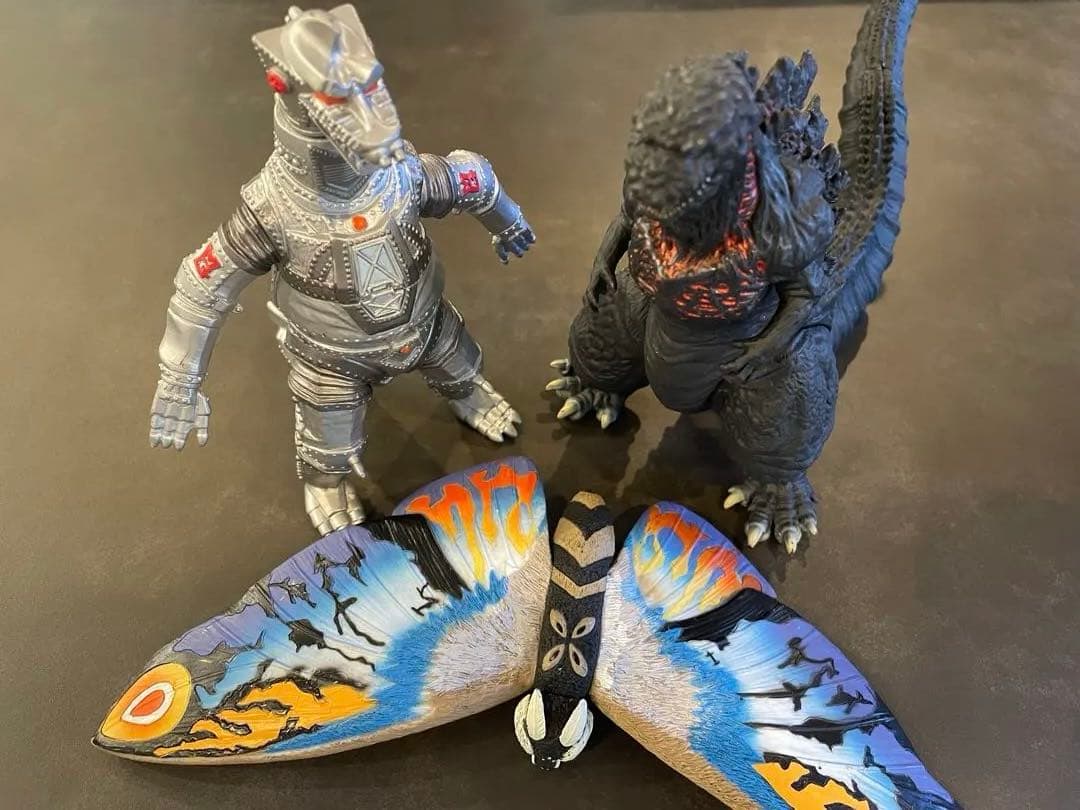 ゴジラ モスラ メカゴジラ フィギュア3体セット 特撮 怪獣