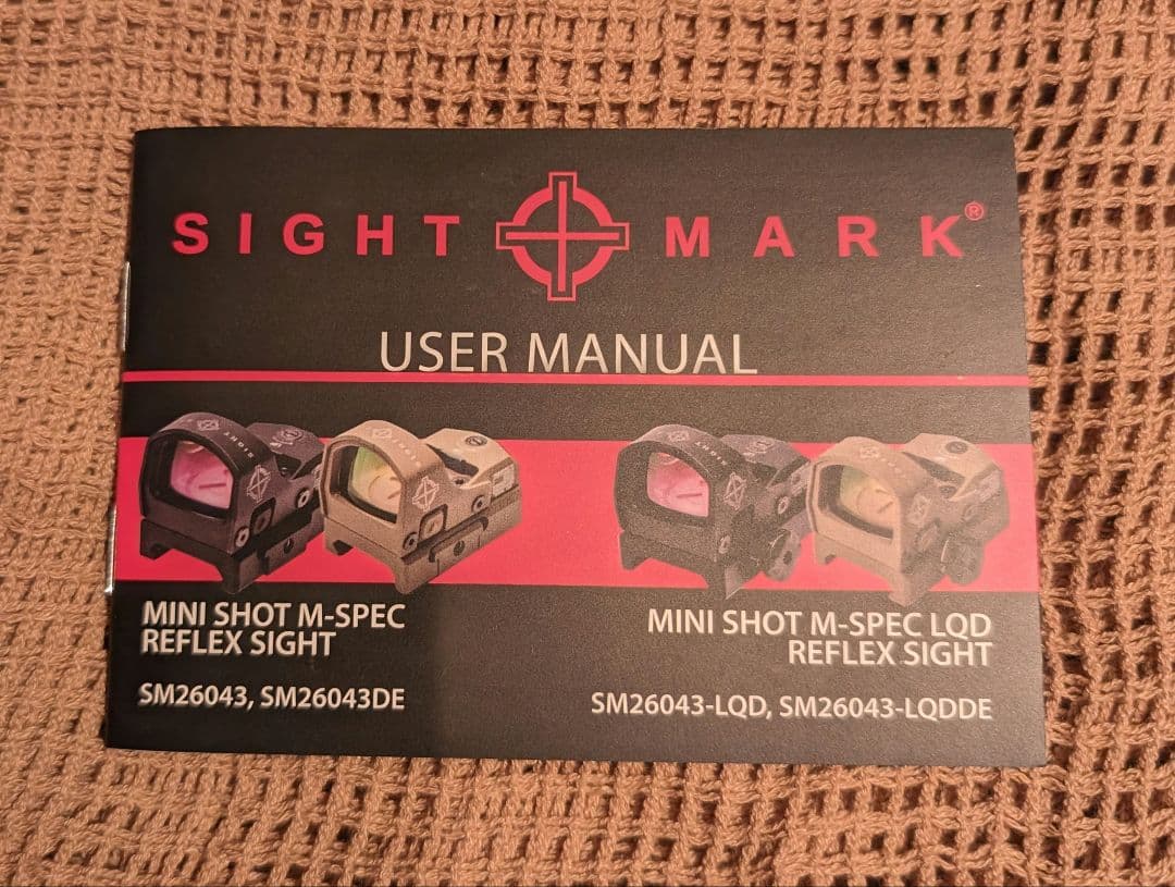 希少サイトマークオープンドットサイト(スコープは付属しません)