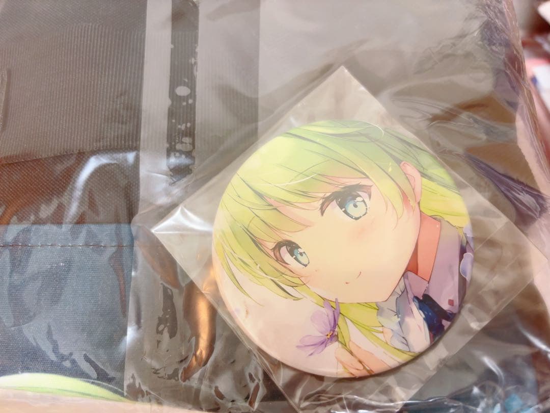 七色御伽草子 宮瀬まひろ　東風谷早苗　東方Project バッグ　缶バッジ付き