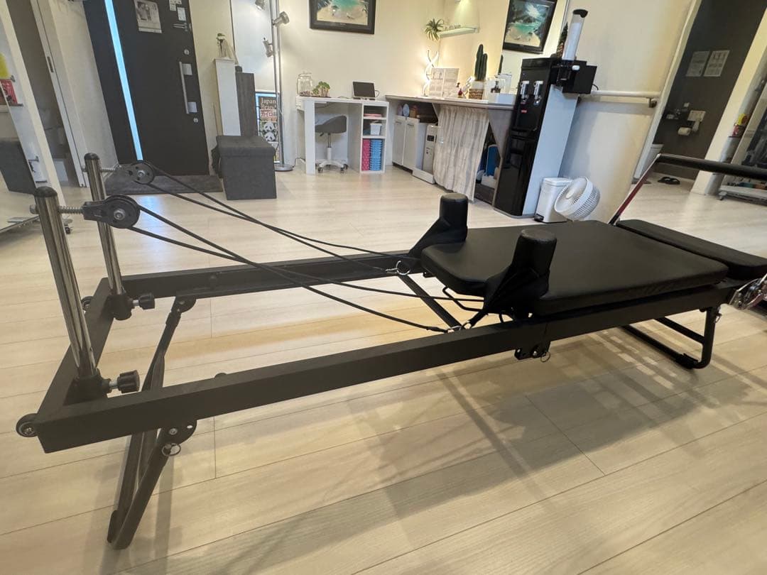 お家でピラティス！ 折りたたみ ピラティス リフォーマー コンパクト 軽量設計