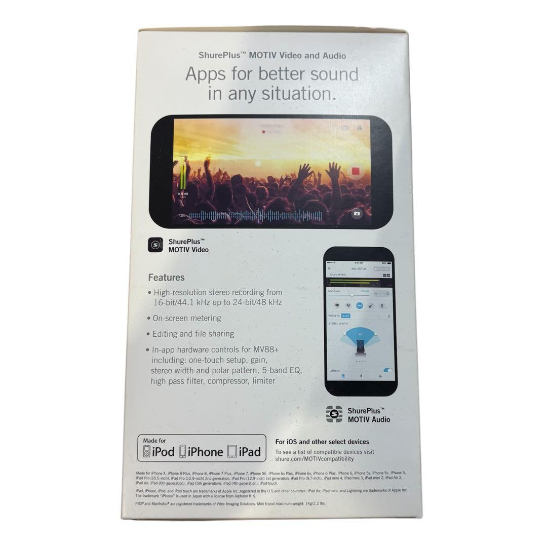 配信機器・PA機器・レコーディング機器 SHURE MV88+ Video Kit